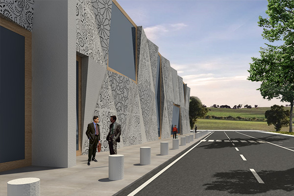 sistemazione_reorganization_facciata_facade_edificio_industriale_industrial_laser_plate_taglio_decorazione_decoration